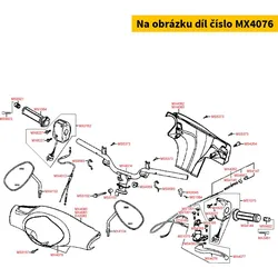 Kymco Bremshebel li. MX4076