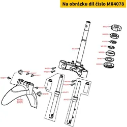 Kymco Gabelbrücke MX4078