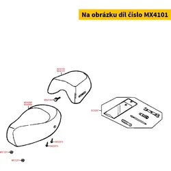 Kymco Soziussitz schwarz MX4101