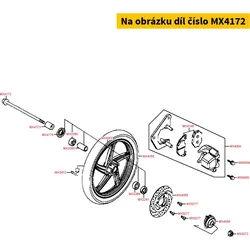 Kymco Achsschraube G12x214 SK14/M/B22 MX4172