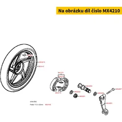 Kymco Cheng Shin 100/80-16 Feinpr. 56P C601 = MX421009 MX4210