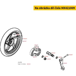 Kymco Reifen Cheng Shin 100/80-16 Feinpr. 56P C601 MX421009