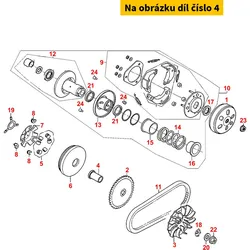 Kymco Variomatikhülse 20x38 B5 MX4563