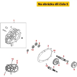 Kymco Getriebeausgangswelle MX4568