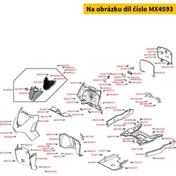 Kymco Kühlergrill MX4593
