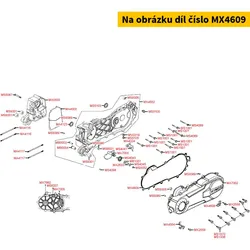 Kymco Dichtung f.Variomatikdeckel MX4609