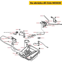 Kymco Halter f. Benzinpumpe MX5030