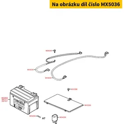 Kymco Batteriefachabdeckung MX5036