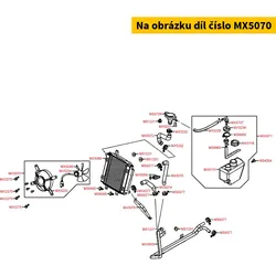 Kymco Lüfterrad kpl. mit Motor und Halter MX5070