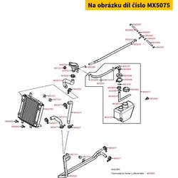 Kymco Kühlwasserschlauch lang MX5075