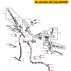 Kymco Hauptbremszylinder hi. MX5093