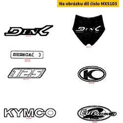Kymco Aufkleber (Typenbezeichnung) weiss MX5103