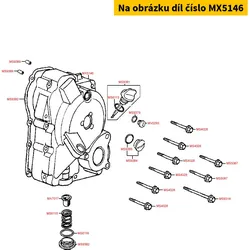 Kymco Kurbelgehäusedeckel re. (Lichtmaschine) MX5146