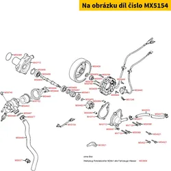 Kymco Kabel f. Vergaservorwärmung MX5154