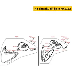Kymco Kabelsatz f. Scheinwerfer (Doppelscheinwerfer) MX5162