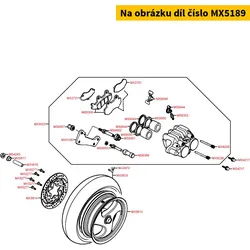 Kymco Halter f. Bremssattel hinten MX5189