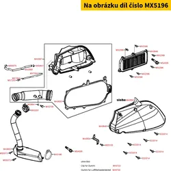 Kymco Schlauchschelle MX5196