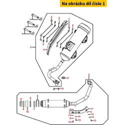 Kymco Schraube G08x042 SK12/B16/S/mScheibeØ18 MX5197