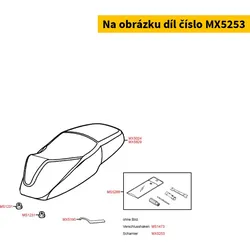 Kymco Sitzbankscharnier MX5253