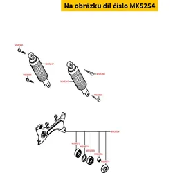 Kymco Dichtung Auspuffkrümmer E2 MX5254