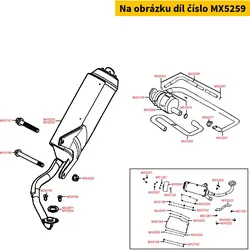 Kymco Schlauch f. Sekundärfilter E2 MX5259