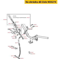 Kymco Platte f. Membrane (Hauptbremszylinder) MX5274