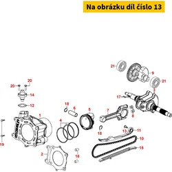 Kymco Lagerschraube f.Steuerkettenschiene MX5531