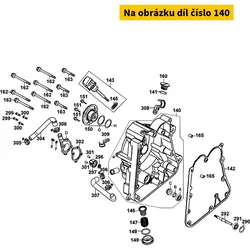 Kymco Kurbelgehäusedeckel re. MX5538