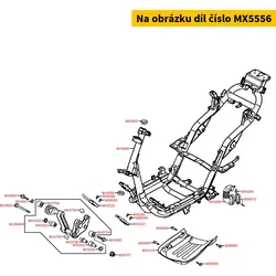 Kymco Schlauch Entlüftung Variomatikdeckel MX5556