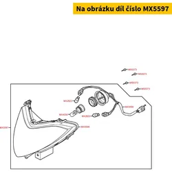 Kymco Scheinwerfer kpl. MX5597