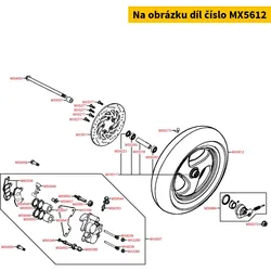 Kymco Reifen Maxxis 120/70-12 Feinpr. 58P = MX561209 MX5612