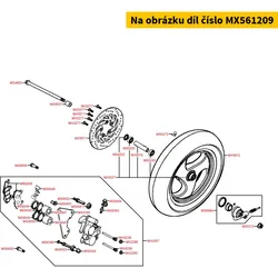 Kymco Reifen Maxxis 120/70-12 Feinpr. 58P MX561209