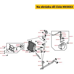 Kymco Kühlwasserleitung MX5653