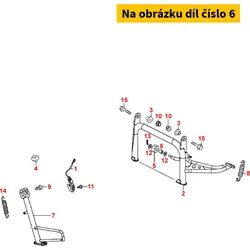 Kymco Hülse 8x13x15 f. Hauptständergummi MX5700