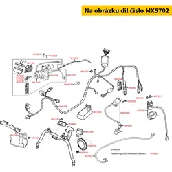 Kymco Anlasserrelais = MS9690 MX5702