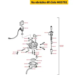 Kymco Abdeckkappe f. Kaltstartventil MX5792