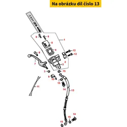 Kymco Bremsschlauch zu Sattel vo. MX6025