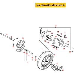 Kymco Achsschraube G12x255 SK14/M/B22 MX6052