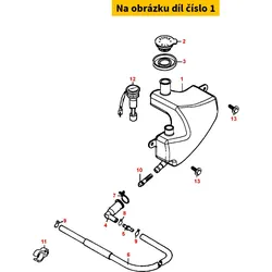 Kymco Tank f.2-Takt Öl MX6065