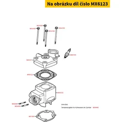 Kymco Zylinder (wassergekühlt) MX6123