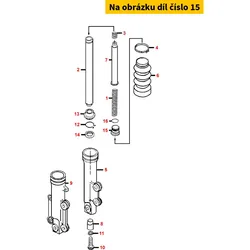 Kymco Verschlussschraube f. Standrohr oben MX6173
