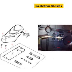 Kymco Sitzbank schwarz MX6219