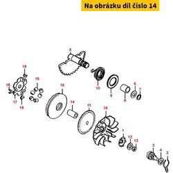 Kymco Variomatikhülse 20x38 B7,1 MX6327