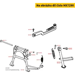 Kymco Gummi f.Hauptständeranschlag MX7290
