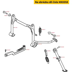 Kymco Schraube G10x036 SK/M/D12x17 MX8358