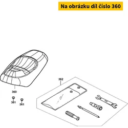 Kymco Sitzbank schwarz MX9037