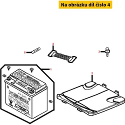 Kymco Halteband f. Batterie MX9038