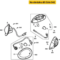 Kymco Blinker li. vo. (Klarglas) MX9052
