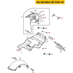 Kymco Ablaufschlauch am Tankverschluss MX9088