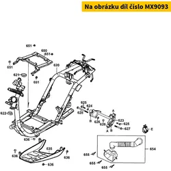 Kymco Gummidämpfer f. Motorhalter MX9093